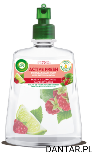Air wick zapas 228ml active fresh maliny i limonka a1