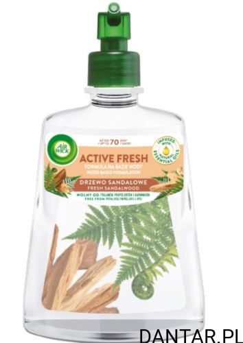 Air wick zapas 228ml active fresh drzewo sandałowe a1