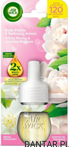 Air wick elektryk zapas 19ml biała peonia i jaśmin  a1/6