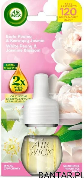 Air wick elektryk zapas 19ml biała peonia i jaśmin  a1/6
