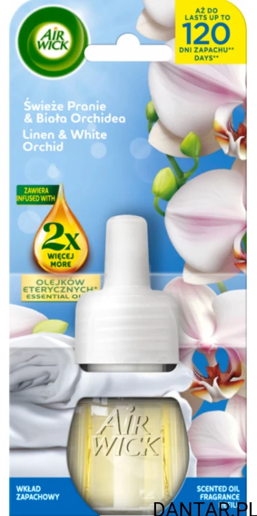 Air wick elektryk zapas 19ml świeże pranie i biała orchidea a1/6