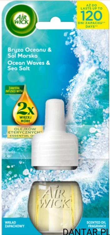 Air wick elektryk zapas 19ml bryza oceanu a1/6