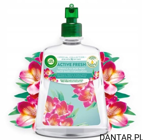 Air wick zapas 228ml active fresh kwitnąca frezja i eukaliptus a1