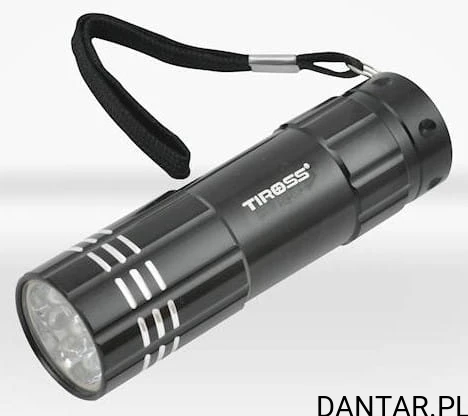 Latarka kieszonkowa TS-732 metal 9 led 