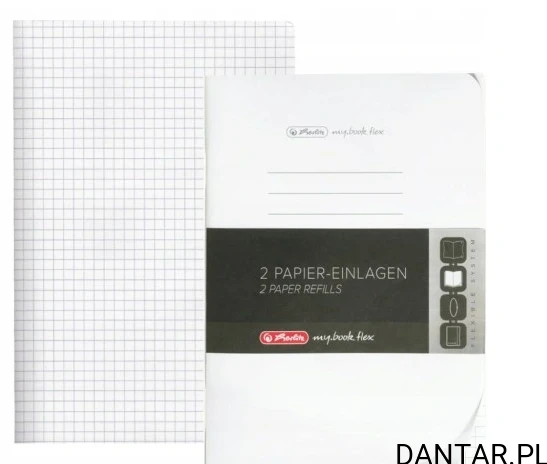 Zeszyt wkład do segregatora A4 40k Herlitz biały 