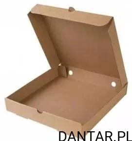 Karton na pizze 32 szary prosty a100 