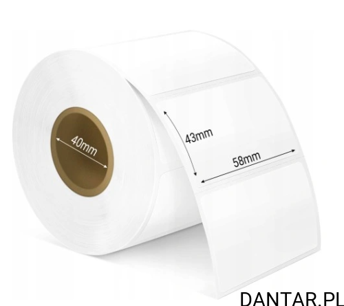 Etykieta termiczna 58x43 a800/60