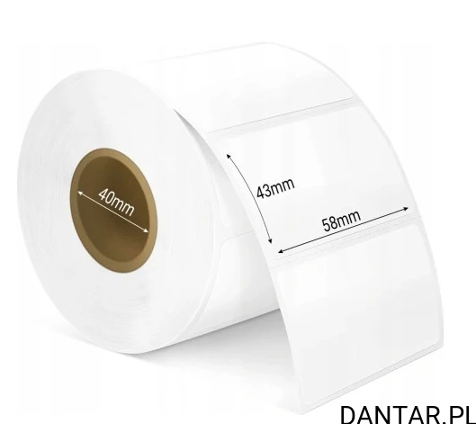 Etykieta termiczna 58x43 a800/60
