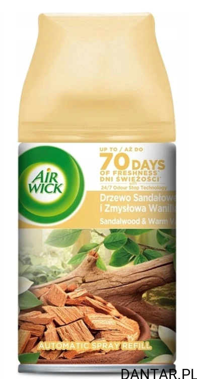 Air wick odświeżacz zapas 250ml drzewo sandałowe i wanilia a1/6