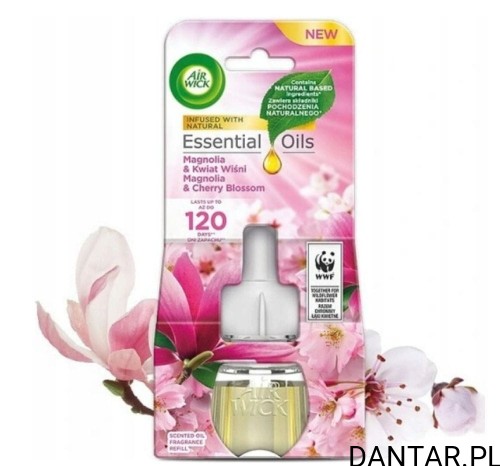Air wick elektryk zapas 19ml kwiat wiśni i malina a1/6