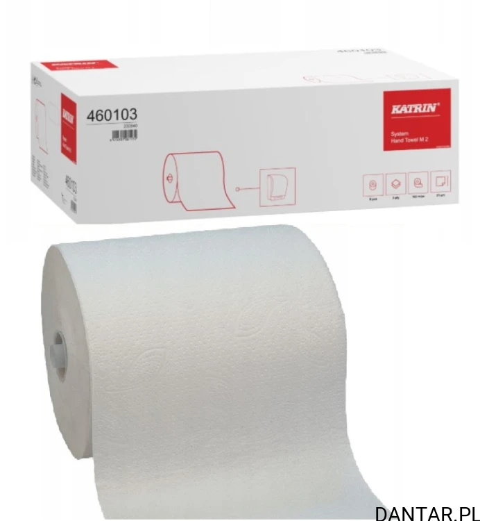 Ręcznik papierowy w rolce 160m 2-w classic system MT460103 a6