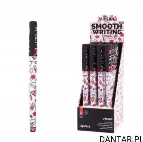 Długopis lipstick 0.7mm niebieski Vinson a1/20