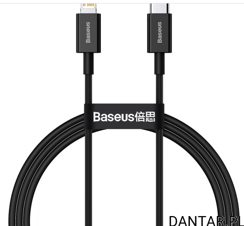 Kabel baseus USB-C do lightning superior 1M