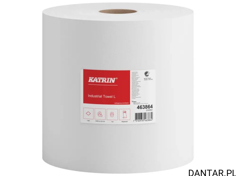 Czyściwo papierowe Katrin białe 1w 1230m 463864