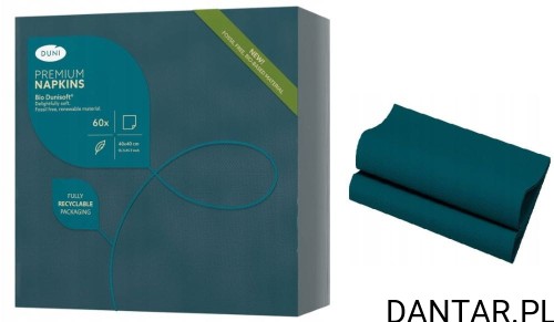Serwetki Duni premium 40x40 cm morskie flizelina a60/6 201156