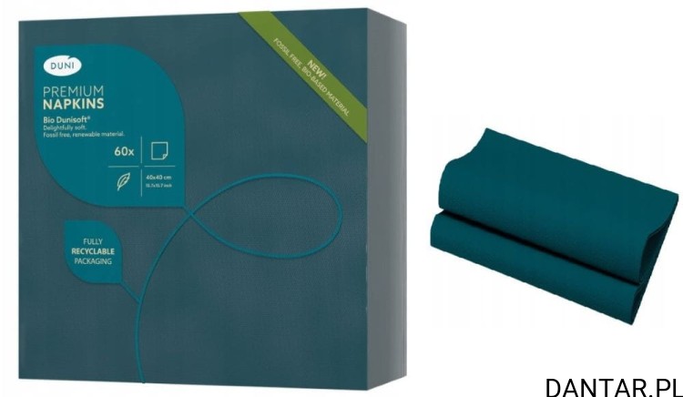 Serwetki Duni premium 40x40 cm morskie flizelina a60/6 201156