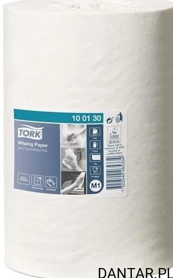 Ręcznik w roli Tork centralnego dozowania mini 1w biały, celuloza z makulaturą, dł 120 m, system M1 a1/11  