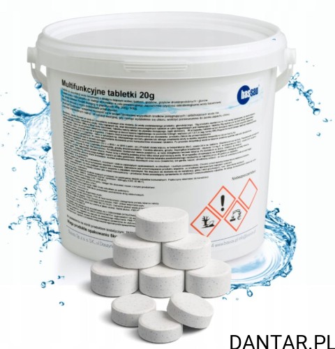 Chlor multi tab 20g 5kg Bassau