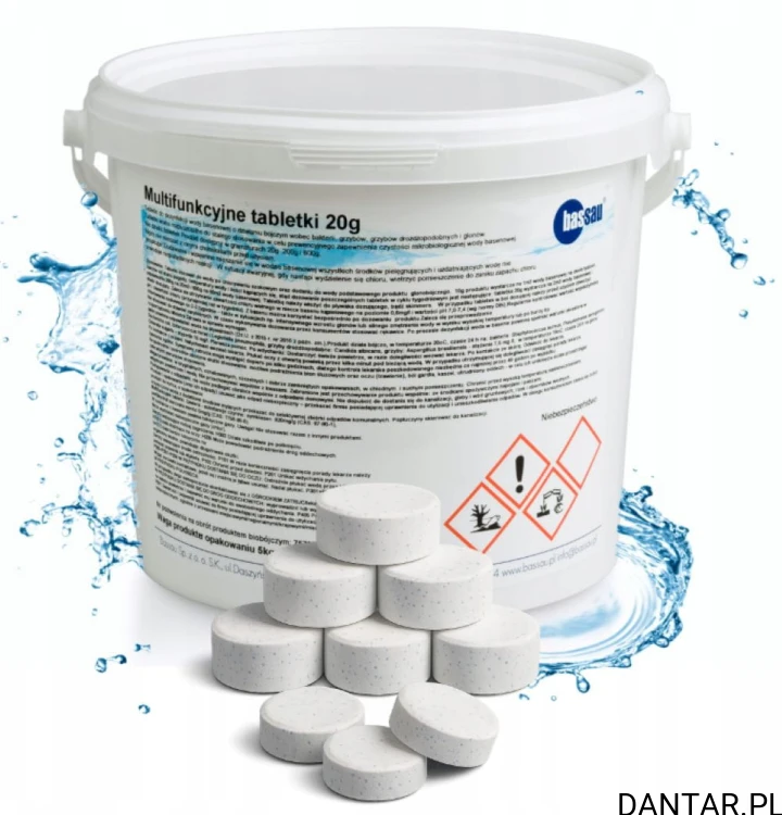 Chlor multi tab 20g 5kg Bassau