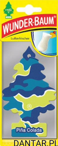Choinka zapachowa do samochodu Wunder-Baum pinacolada a1/10