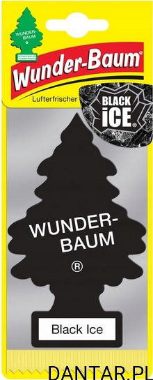 Choinka zapachowa do samochodu Wunder-Baum black ice a1/10