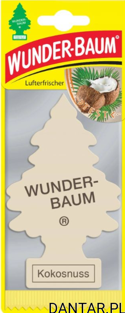 Choinka zapachowa do samochodu Wunder-Baum kokosnuss a1/10