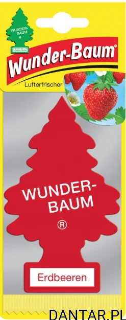 Choinka zapachowa do samochodu Wunder-Baum erdbeeren a1/10