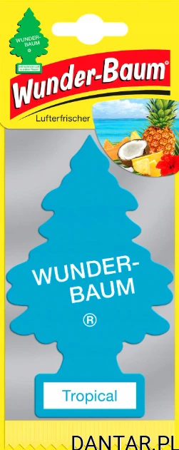 Choinka zapachowa do samochodu Wunder-Baum tropical a1/10