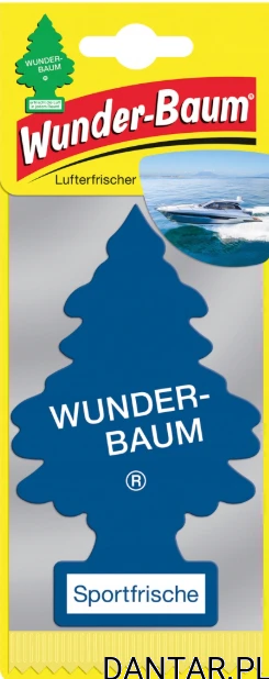 Choinka zapachowa do samochodu Wunder-Baum sportfrische a1/10