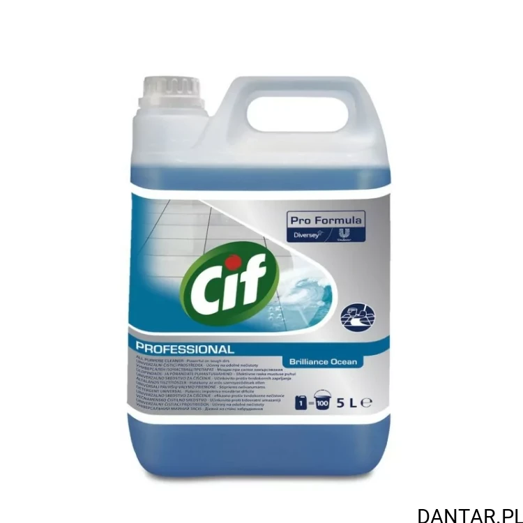 Cif 5l płyn uniwersalny brilliance ocean 7518641 a1/2 
