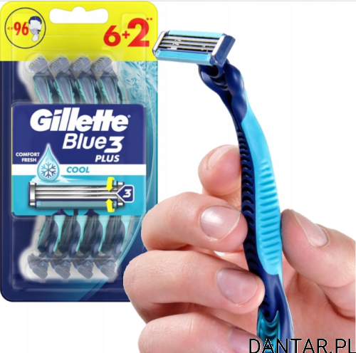Maszynka jednorazowa do golenia GILLETTE blue3 plus 6+2 a8/6