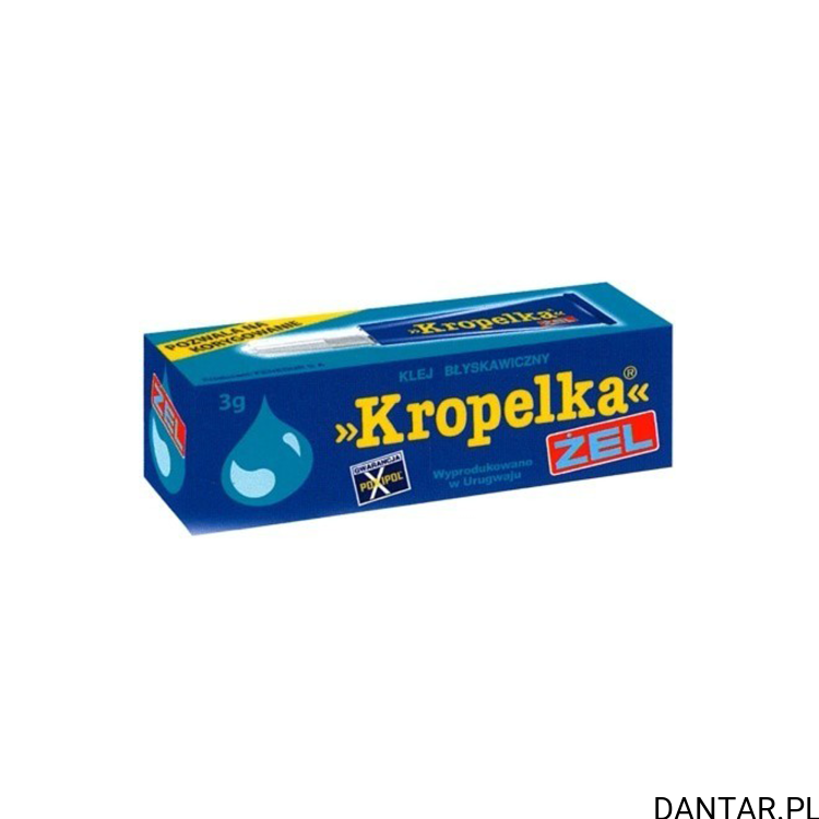Klej kropelka żel niebieska 3g a1/6