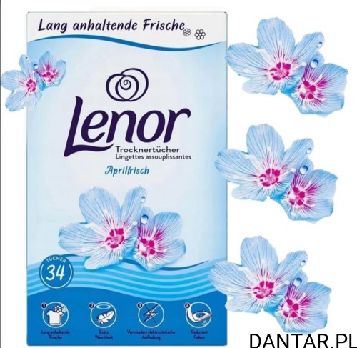 Lenor chusteczki zapachowe do suszarki a34