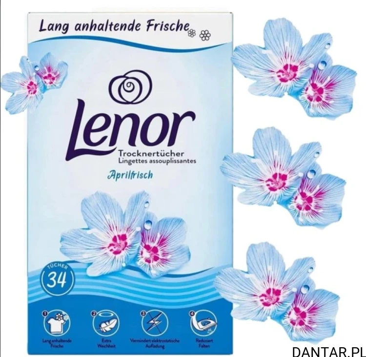 Lenor chusteczki zapachowe do suszarki a34