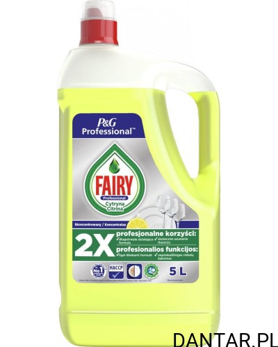 Fairy 5l płyn do naczyń lemon  a1/2/144