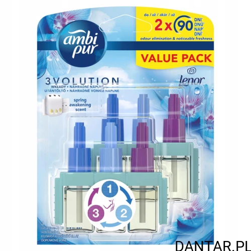Ambi pur odświeżacz do kontaktu 3volution zapas 2x20ml SPRING AWAKEING