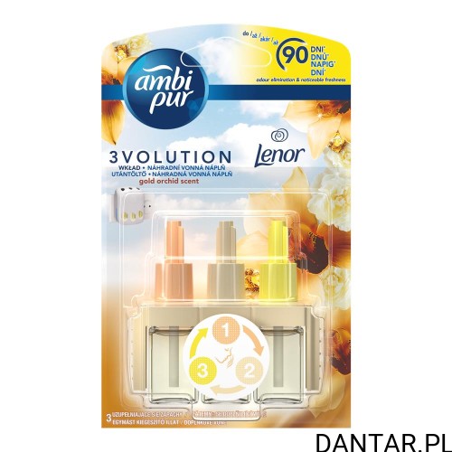 Ambi pur odświeżacz do kontaktu 3volution zapas 20m gold orchid