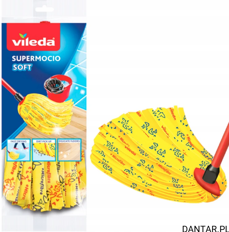 Vileda mop super mocio soft wkład