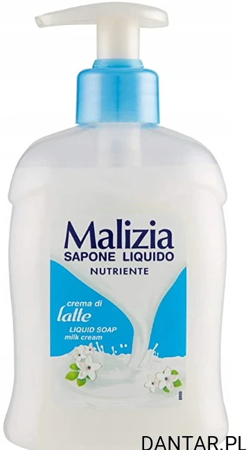 Mydło w płynie Malizia latte białe 300ml a1/12