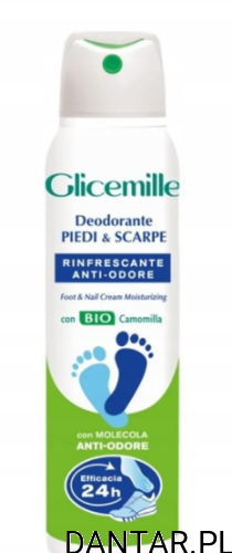 Spray do stóp i wnętrz butów Glicemille 150ml