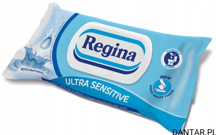 Regina ultra sensitive papier toaletowy nawilżany a42/12