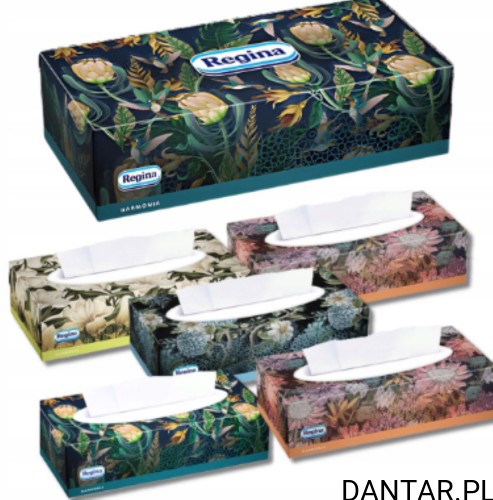 Chusteczki kartonik regina harmonia 3warst. a100