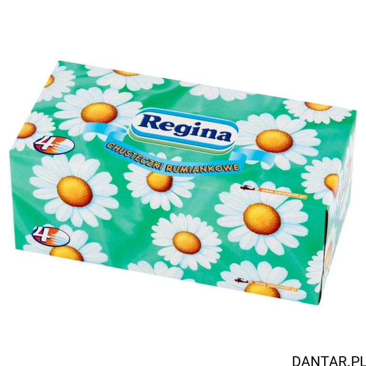 Chusteczki higienieczne KARTONIK REGINA rumianek a96