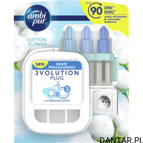 Ambi pur odświeżacz do kontaktu starter 3volution cotton flower a1/4