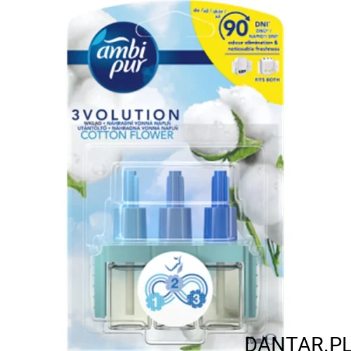 Ambi pur odświeżacz do kontaktu 3volution zapas 20ml cotton flower a1/9