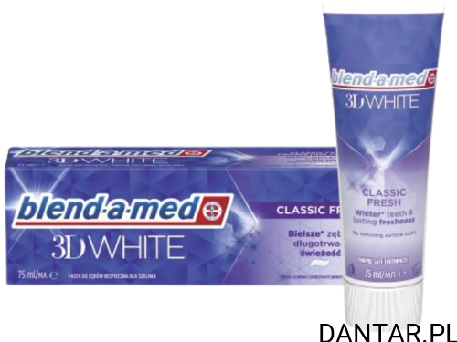 Pasta do zębów Blend-a-med 3d white 75ml 