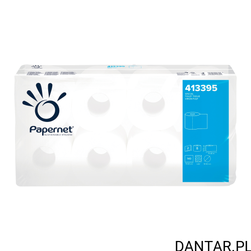 Papier toaletowy Papernet biały 2w 15,4M 413395 a8/8/264