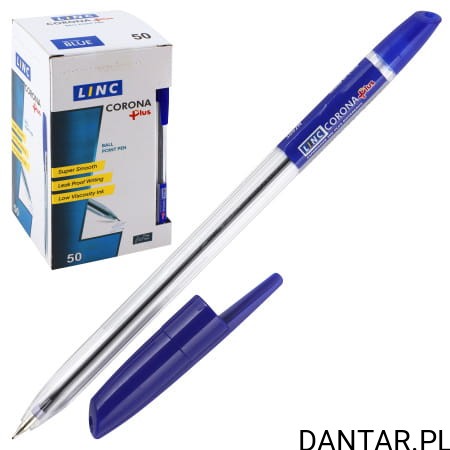 Długopis kulkowy Corona  plus niebieski a1/50 0198