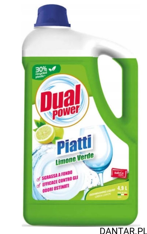 Płyn do mycia naczyń Dual Power XXL 4.9l limone verde a1/2