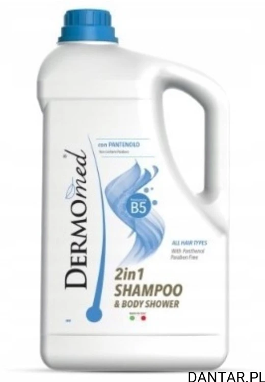 Szampon i żel pod prysznic 5l Dermomed provitamina B5 zapas a1/2